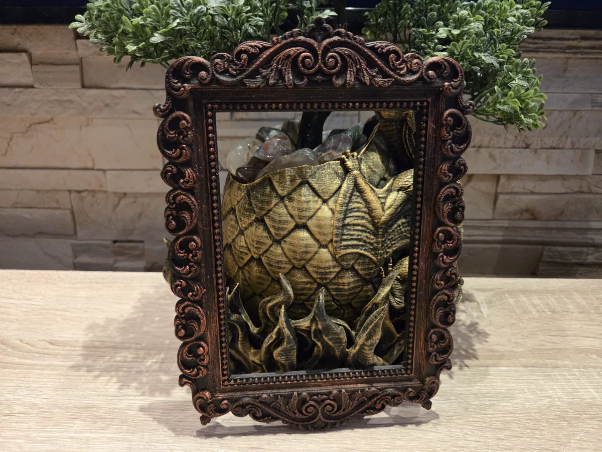 Antique Baroque picture frame