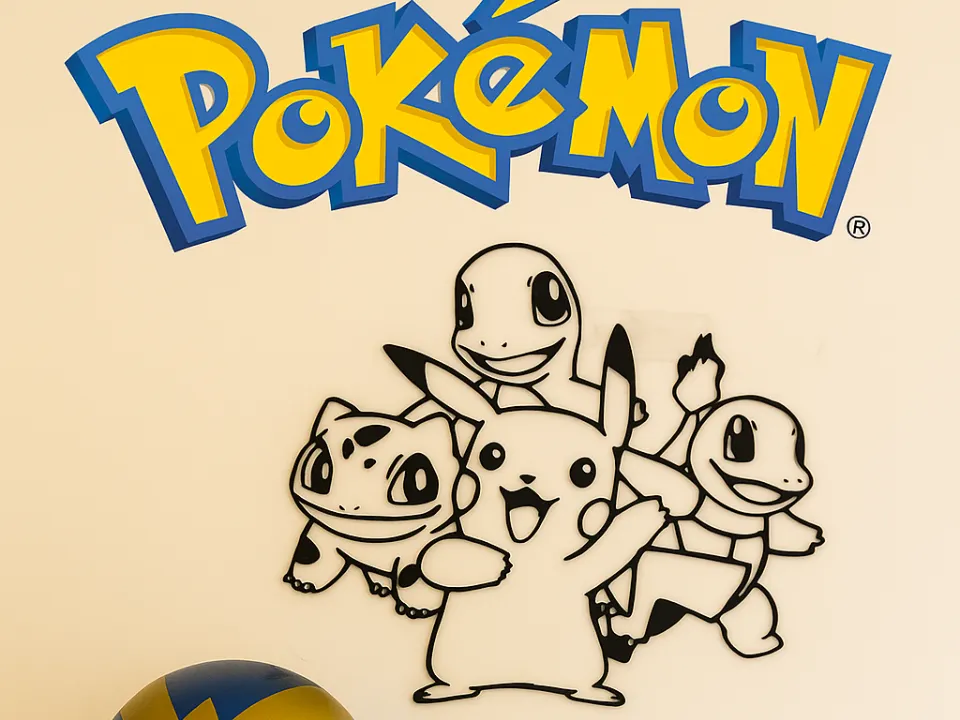 Pokemon wall art