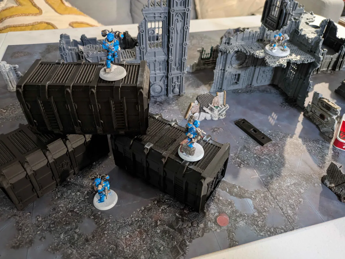 Wargaming Terrain: folding Shipping Containers, photo 4 of 4 - Wargaming Terrain: folding Shipping Containers Board Games & Tabletop