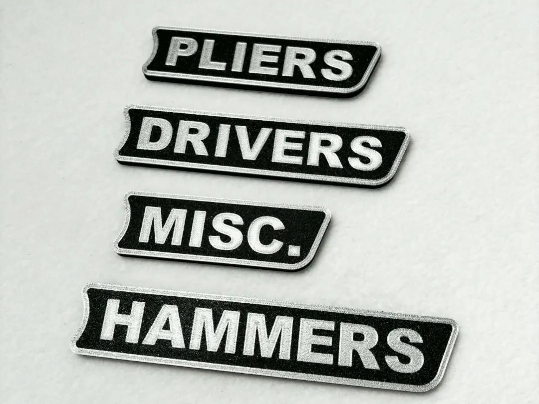 Custom Toolbox Magnet labels