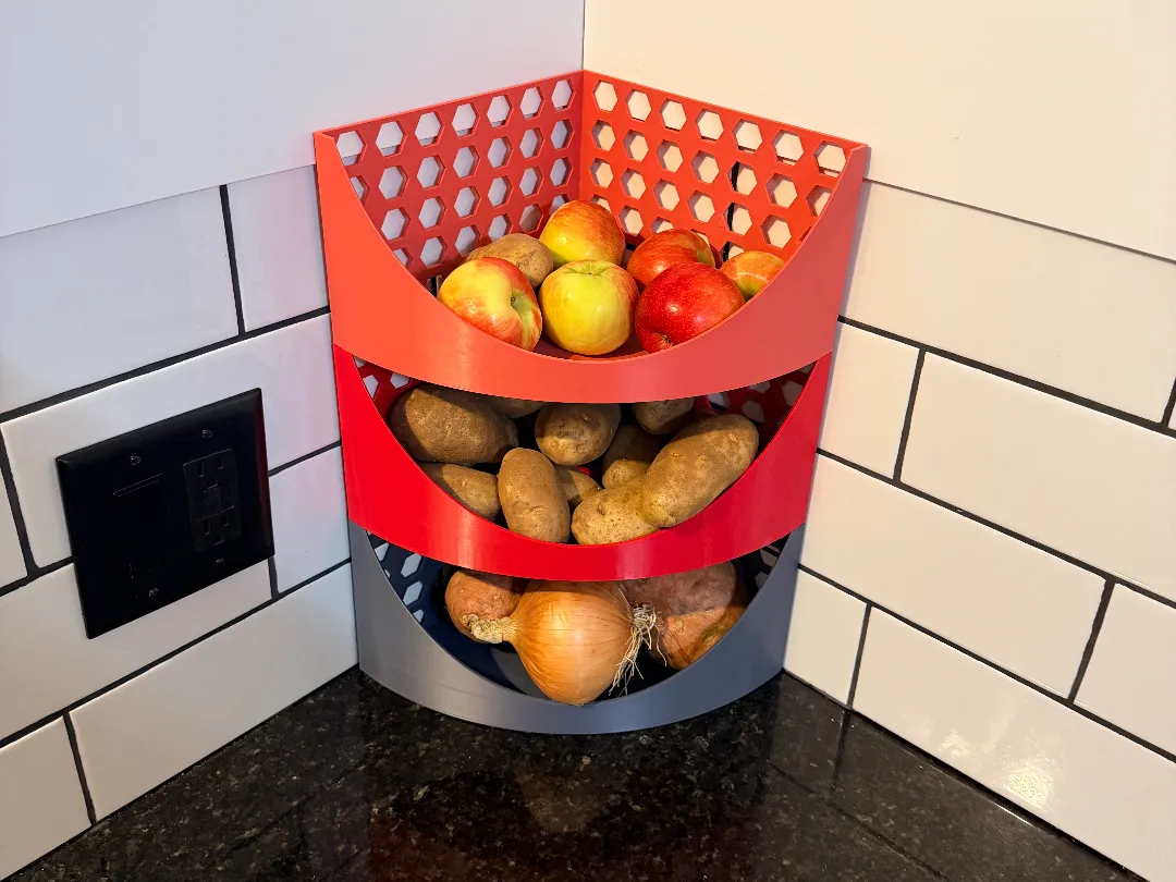Stackable Countertop Fruit & Veg Organizer