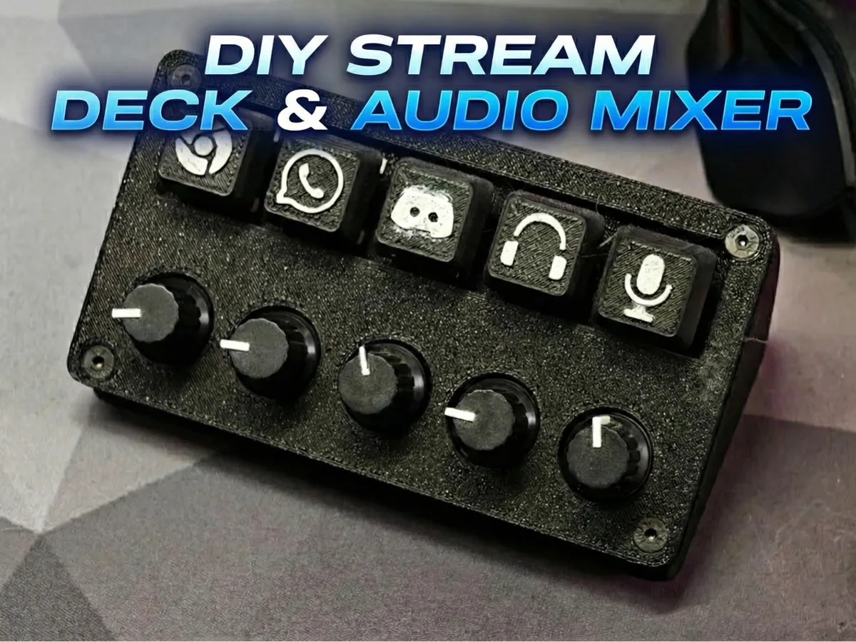 DIY Stream Deck & Volume Mixer - 10€ Aliexpress