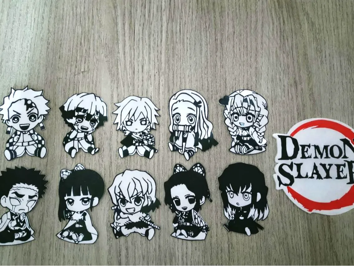 Demon slayer calamite e portachiavi