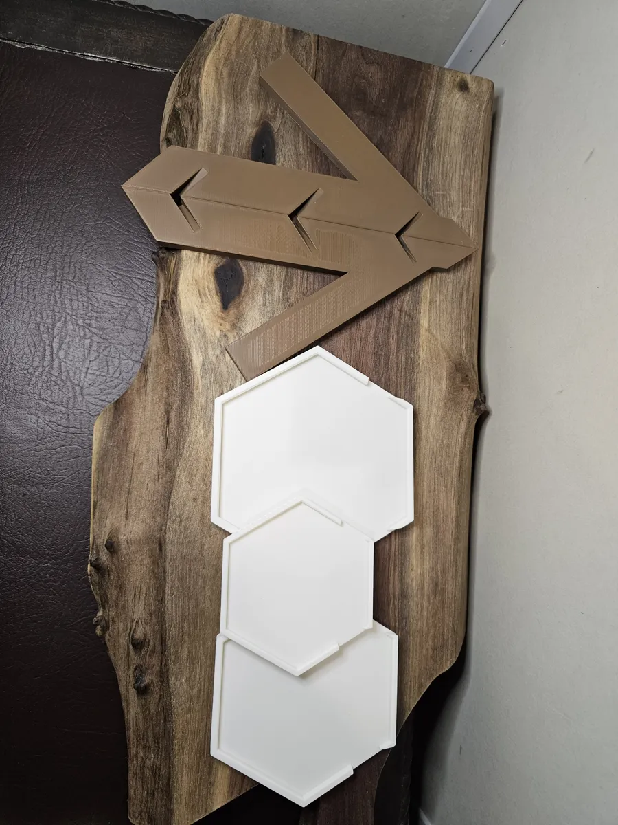 Hex Tier Display Shelf, photo 4 of 4 - Hex Tier Display Shelf Storage & Organisation