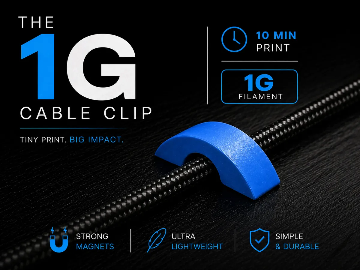 The 1G Cable Clip | Magnetic Cable Clip