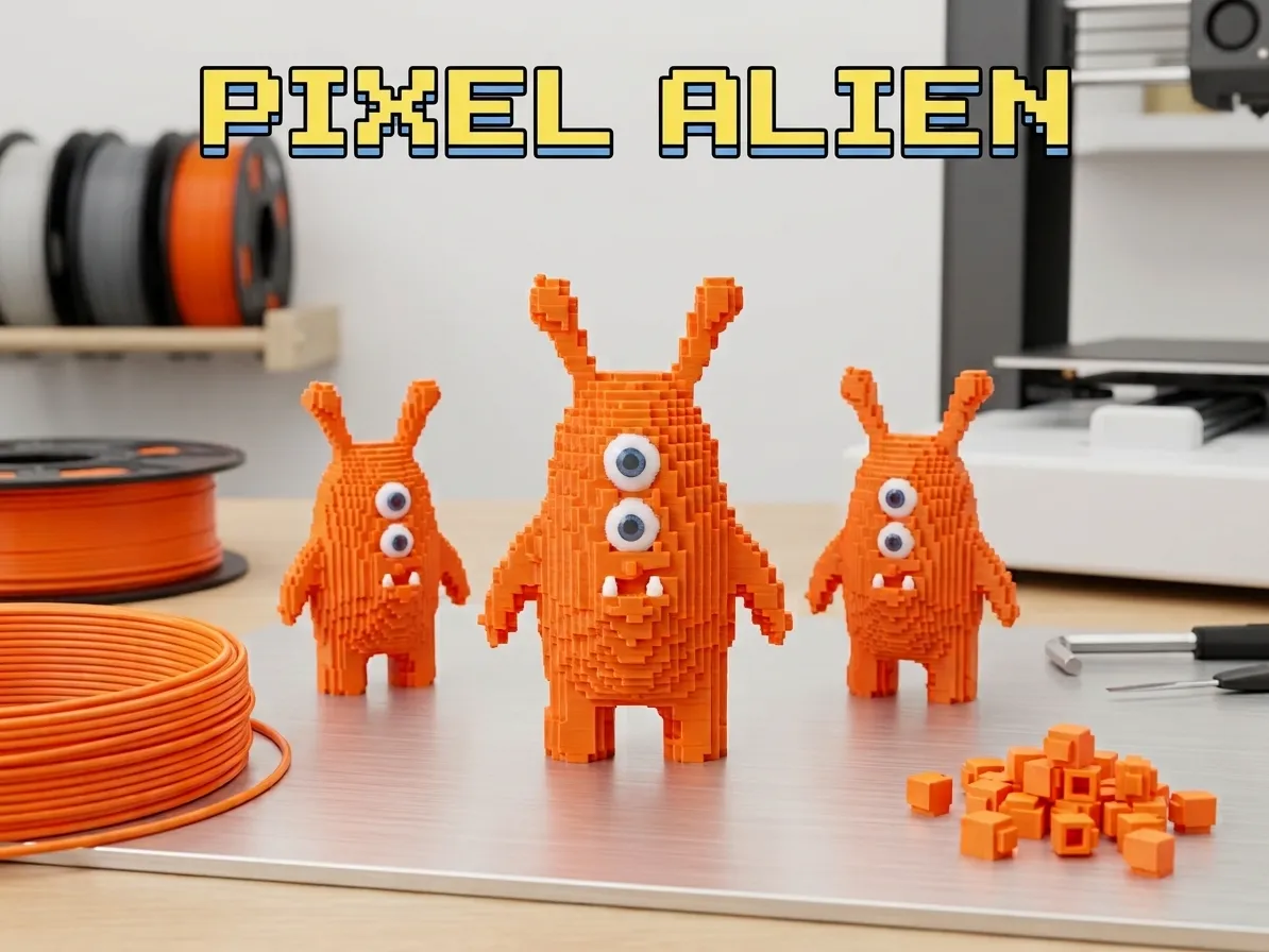 Pixel Alien - Creatures, in stock in India