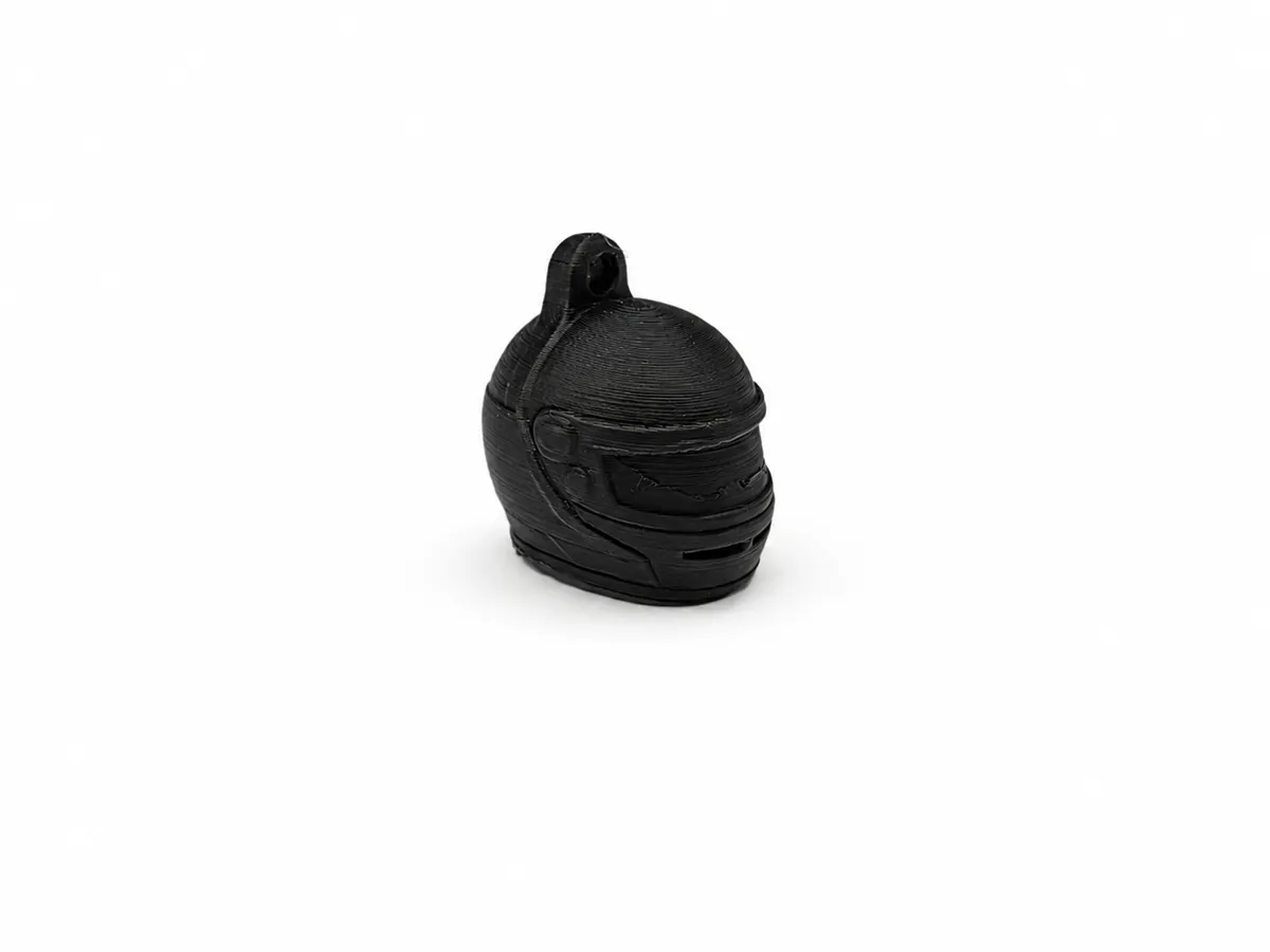 Racing Helmet Keychain, photo 2 of 2 - Racing Helmet Keychain Keychains