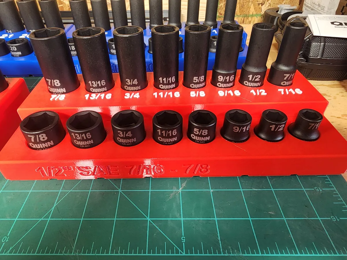 Quinn 1/2" Master Impact Organizer, Gridfinity, photo 2 of 4 - Quinn 1/2" Master Impact Organizer, Gridfinity Tools
