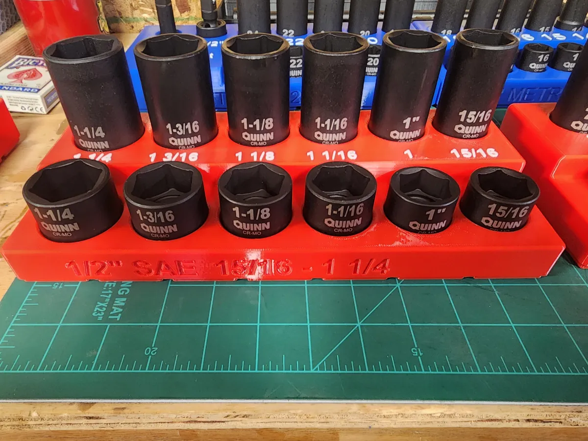 Quinn 1/2" Master Impact Organizer, Gridfinity, photo 3 of 4 - Quinn 1/2" Master Impact Organizer, Gridfinity Tools