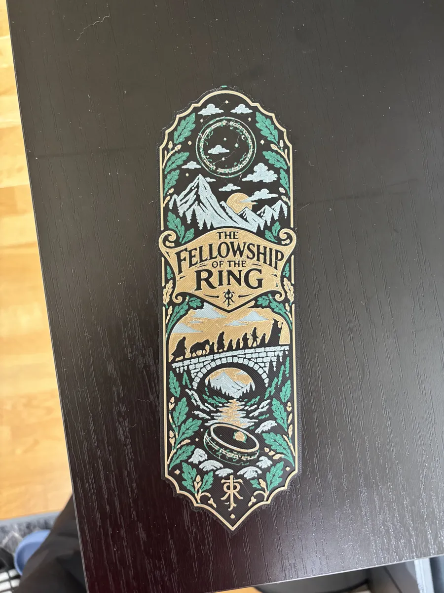 The Fellowship of the Ring - Bookmark, photo 2 of 2 - The Fellowship of the Ring - Bookmark Desk & Office