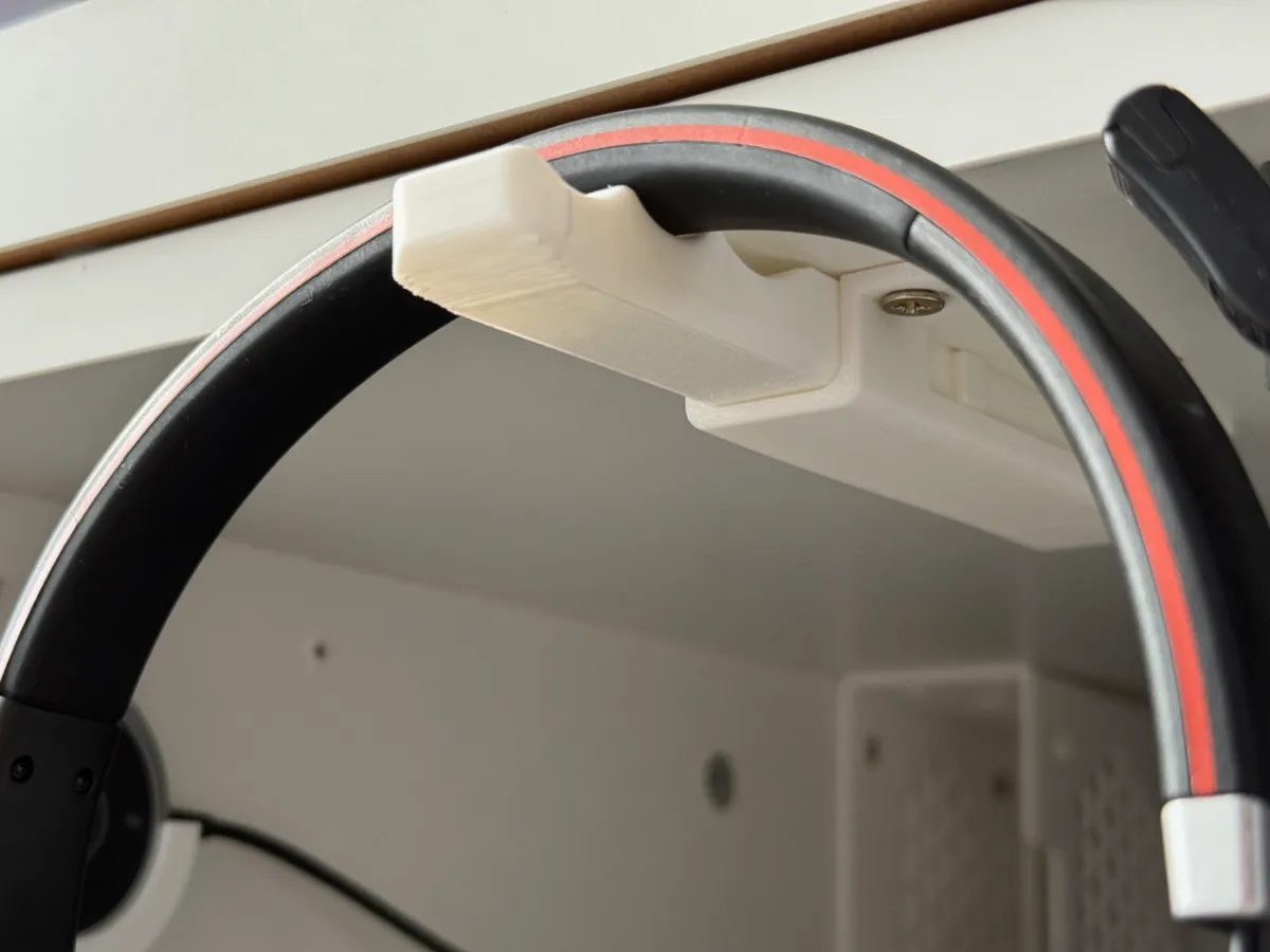 Sliding Under Desk Headphone/Headset Hook/Holder - Under-desk & Clamp Hooks, in stock in India