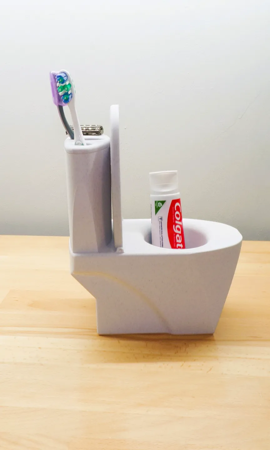 "The Toilet" Bathroom Organizer, photo 4 of 4 - "The Toilet" Bathroom Organizer Bath & Personal Care