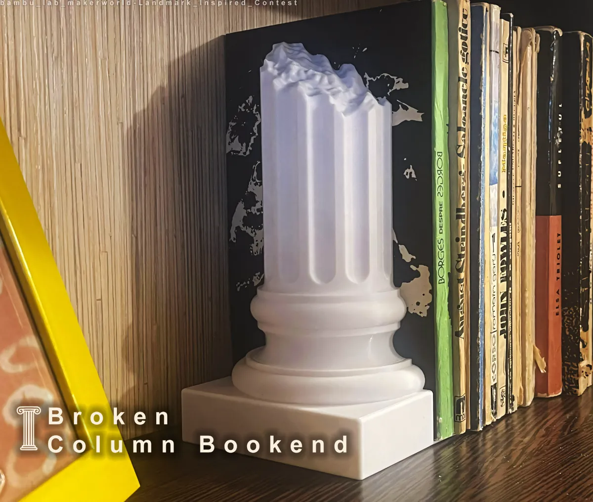 Broken Column Bookend