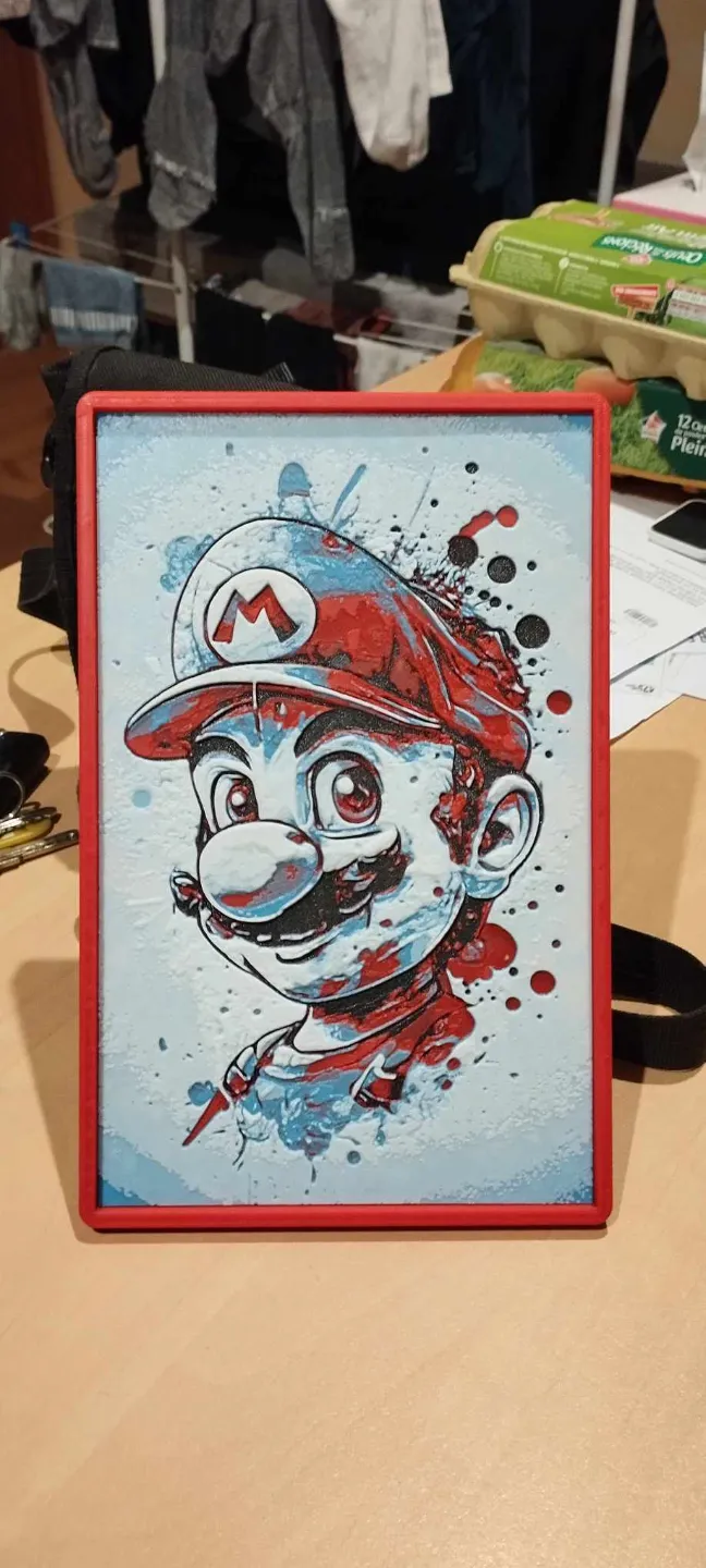 Frame 150x240 - for super mario painting (HueForge)