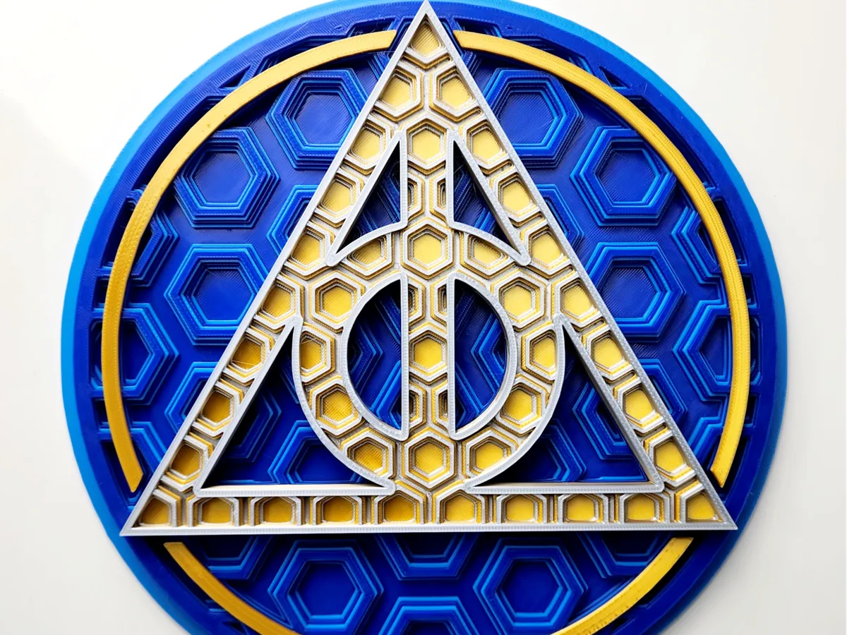 HP Deathly Hallows Dimensional Mosaic