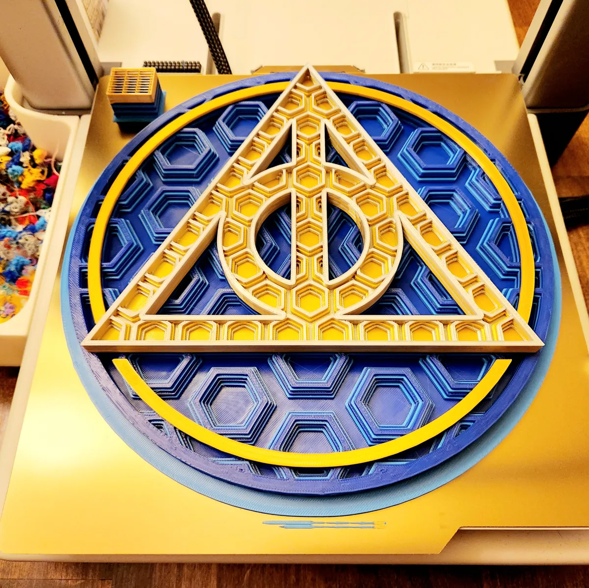 HP Deathly Hallows Dimensional Mosaic, photo 3 of 4 - HP Deathly Hallows Dimensional Mosaic Home Decor Items