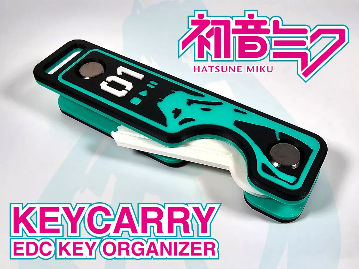 Hatsune Miku KeyCarry - EDC Key Organizer