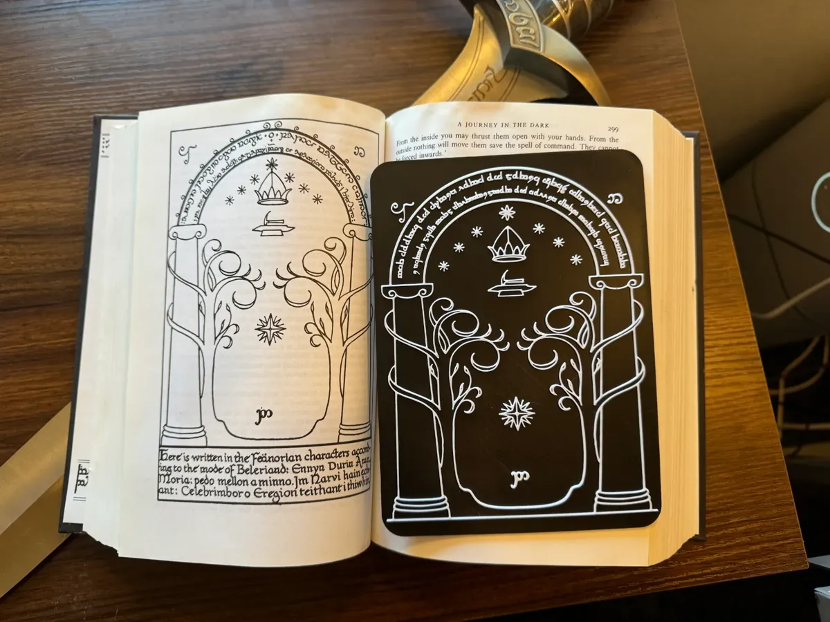 "Doors of Durin" Plaque - Behren Designs