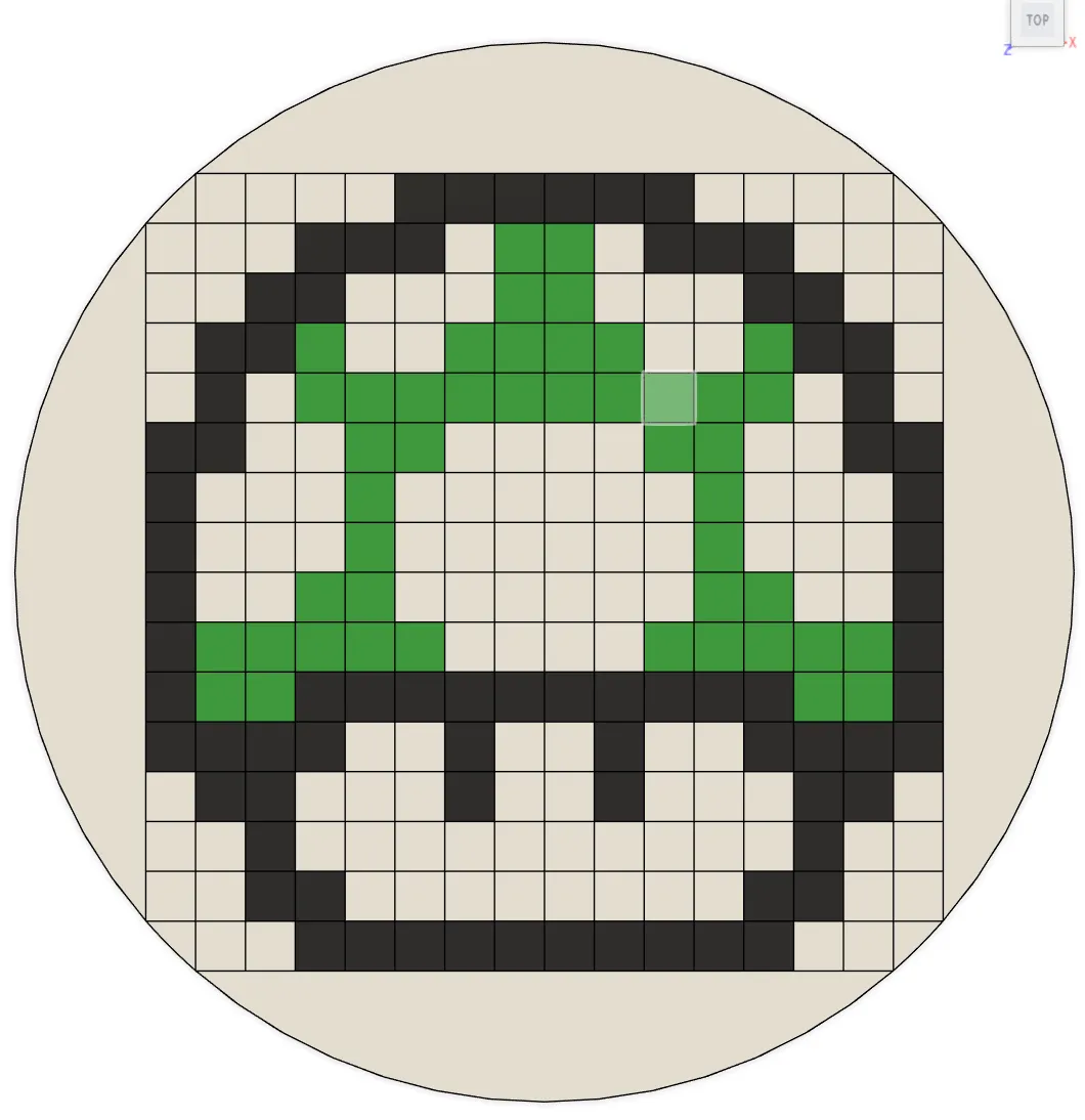 Customizable Pixel Coaster | 8-Bit Sprites | 16x16, photo 3 of 4 - Customizable Pixel Coaster | 8-Bit Sprites | 16x16 Household