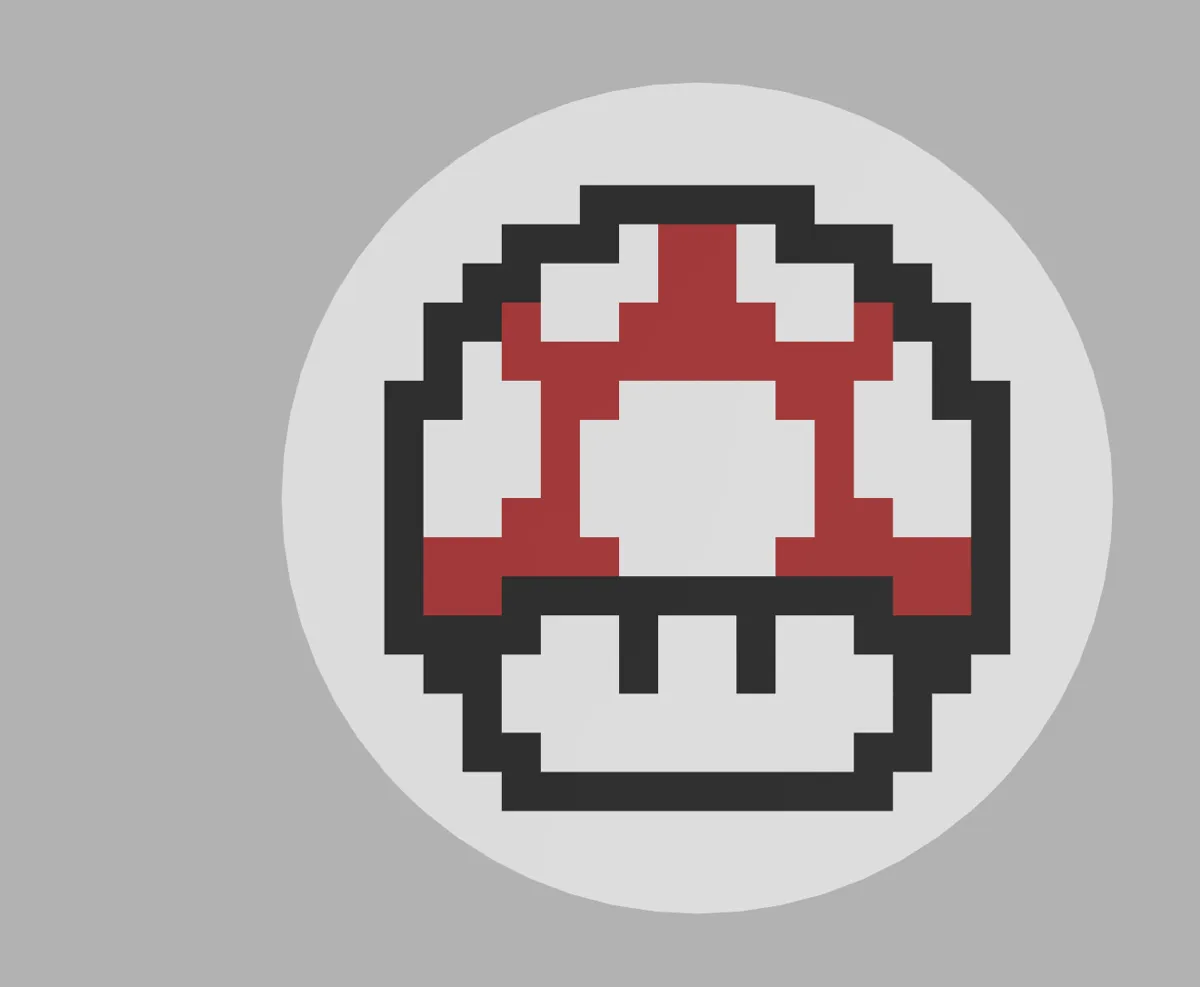 Customizable Pixel Coaster | 8-Bit Sprites | 16x16, photo 4 of 4 - Customizable Pixel Coaster | 8-Bit Sprites | 16x16 Household