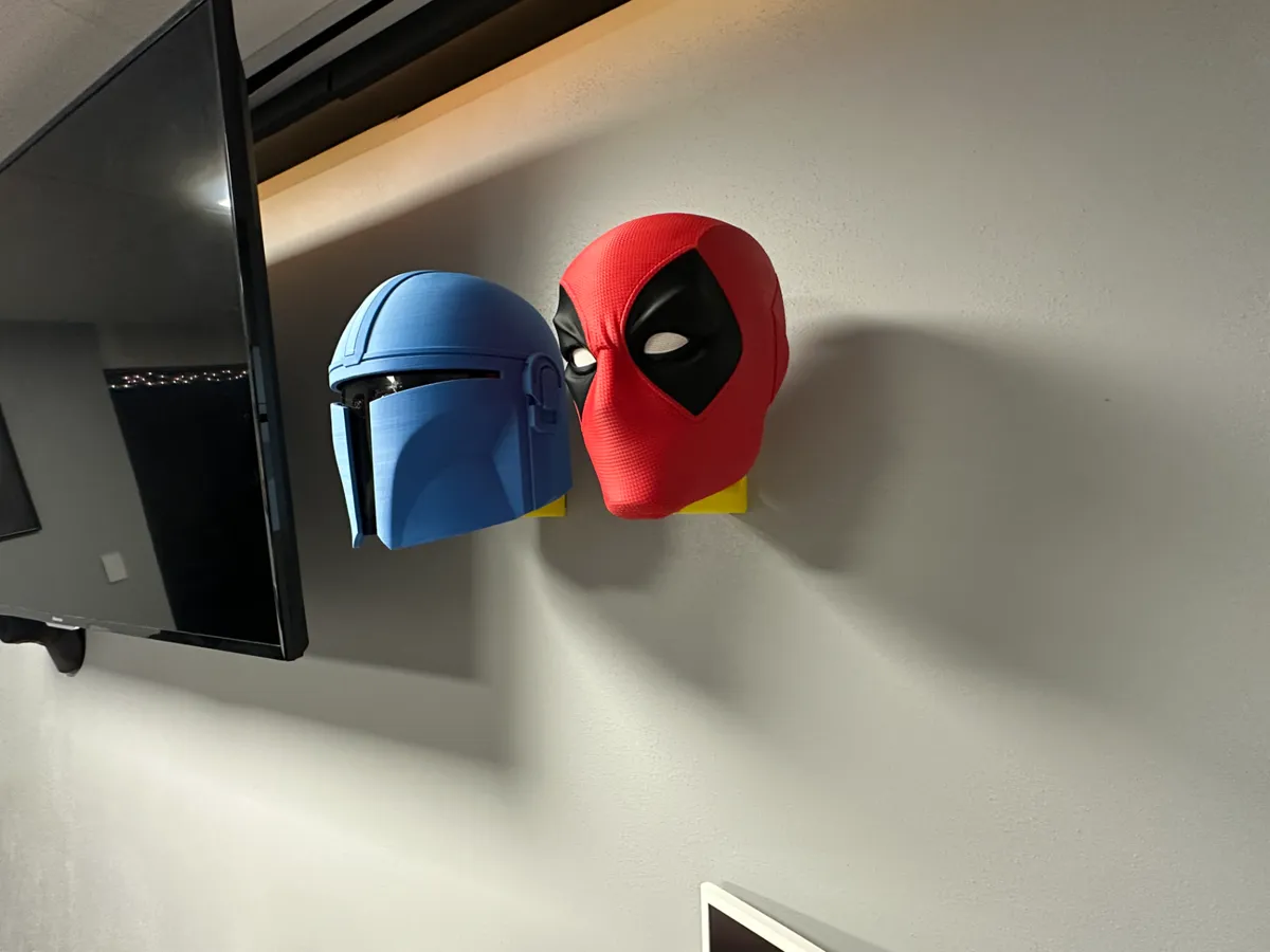 Helmet Hanger Wall Mount (under), photo 3 of 4 - Helmet Hanger Wall Mount (under) Props & Cosplays