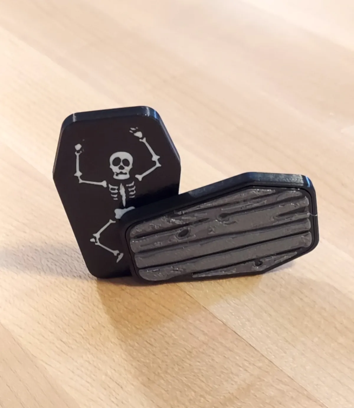 Coffin Slider (with Skeleton) Magnet Fidget Toy, photo 3 of 3 - Coffin Slider (with Skeleton) Magnet Fidget Toy Toys & Games