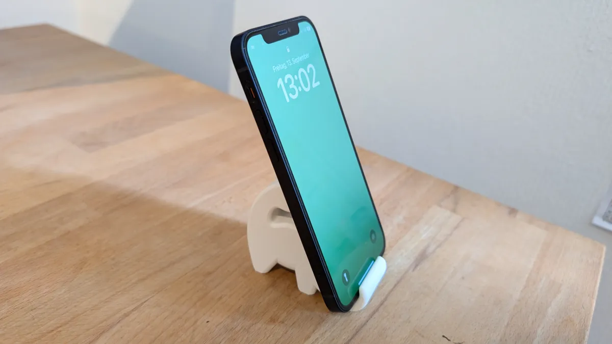 Curved Dino Phone Stand, photo 2 of 3 - Curved Dino Phone Stand Household