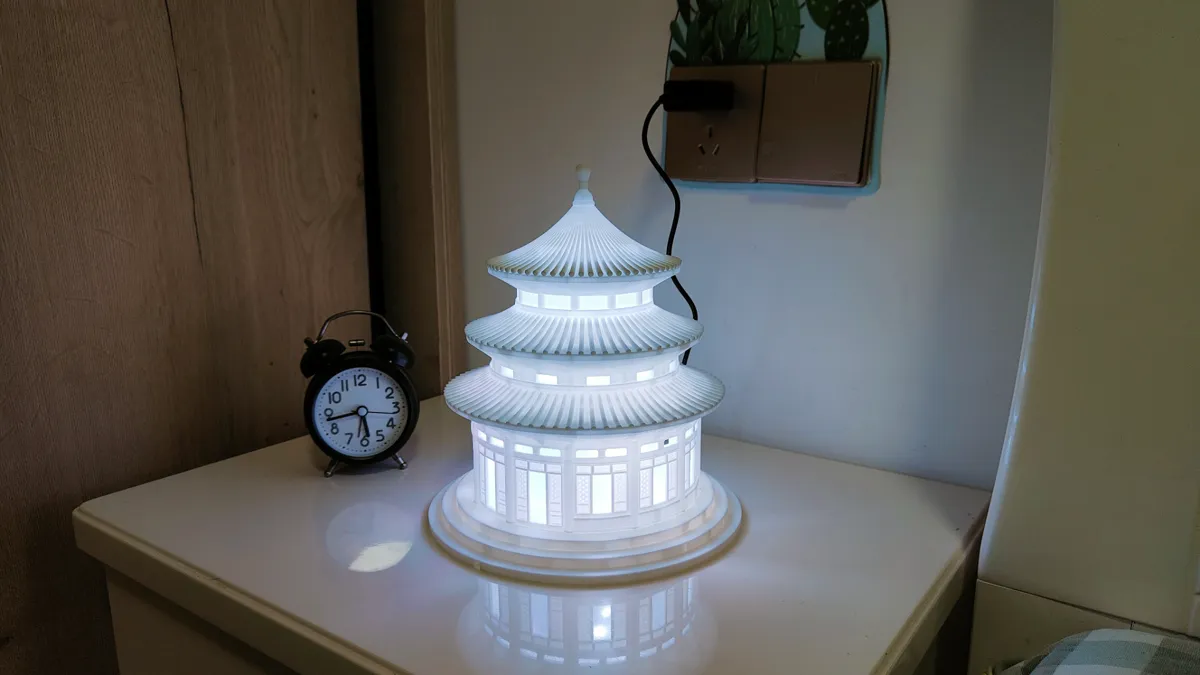 Chinese table lamp (All-in-One) - Modern Table Lamps, in stock