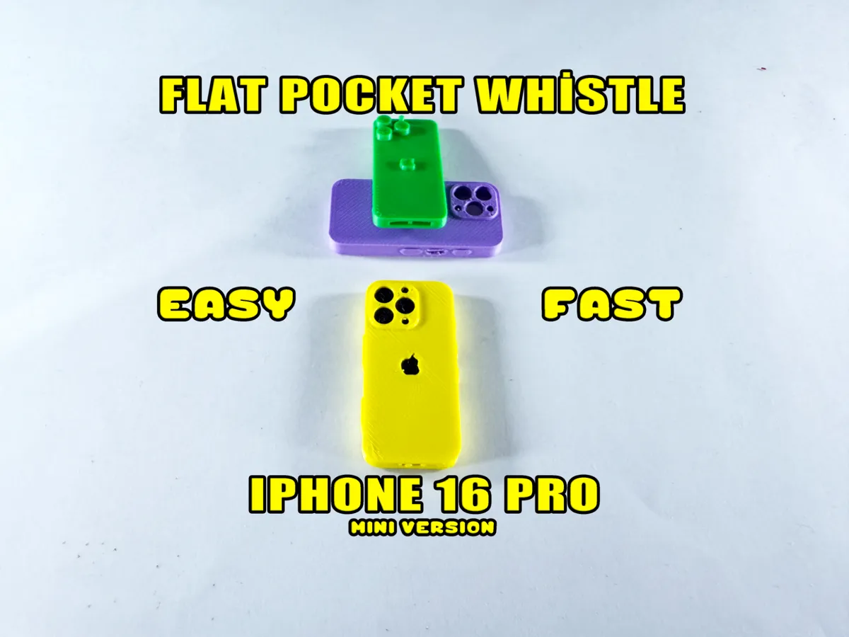 iPhone 16 Pro Shaped Pocket Whistle