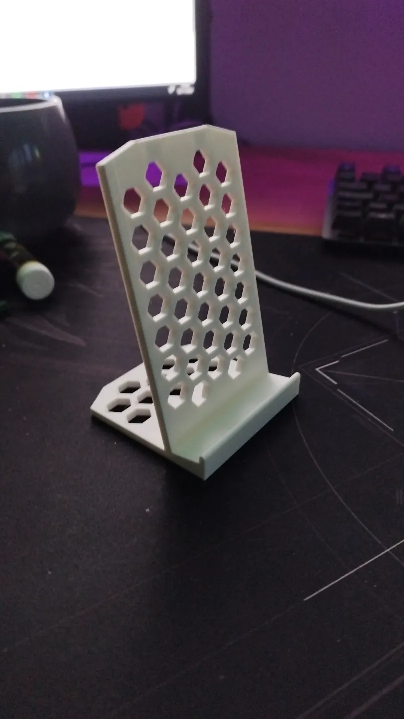 Phoneholder simple hexagon - Office, in stock in India