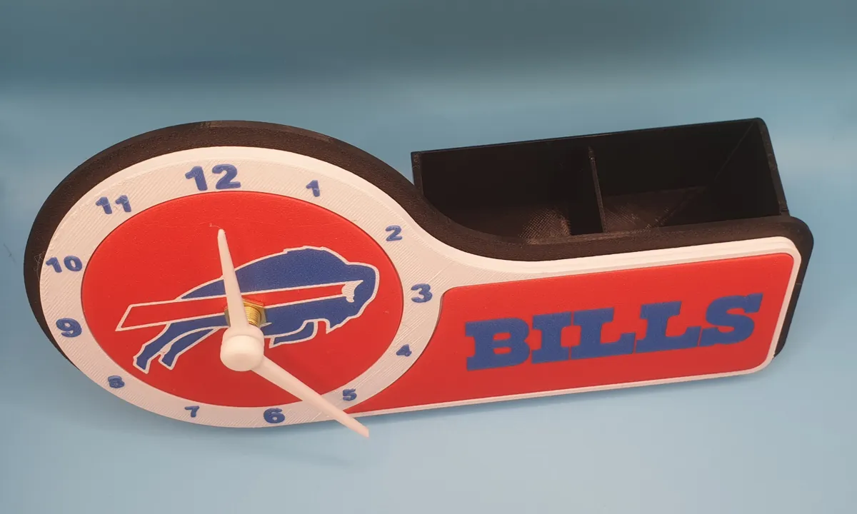 Buffalo Bills Organizer Uhr, photo 4 of 4 - Buffalo Bills Organizer Uhr Household