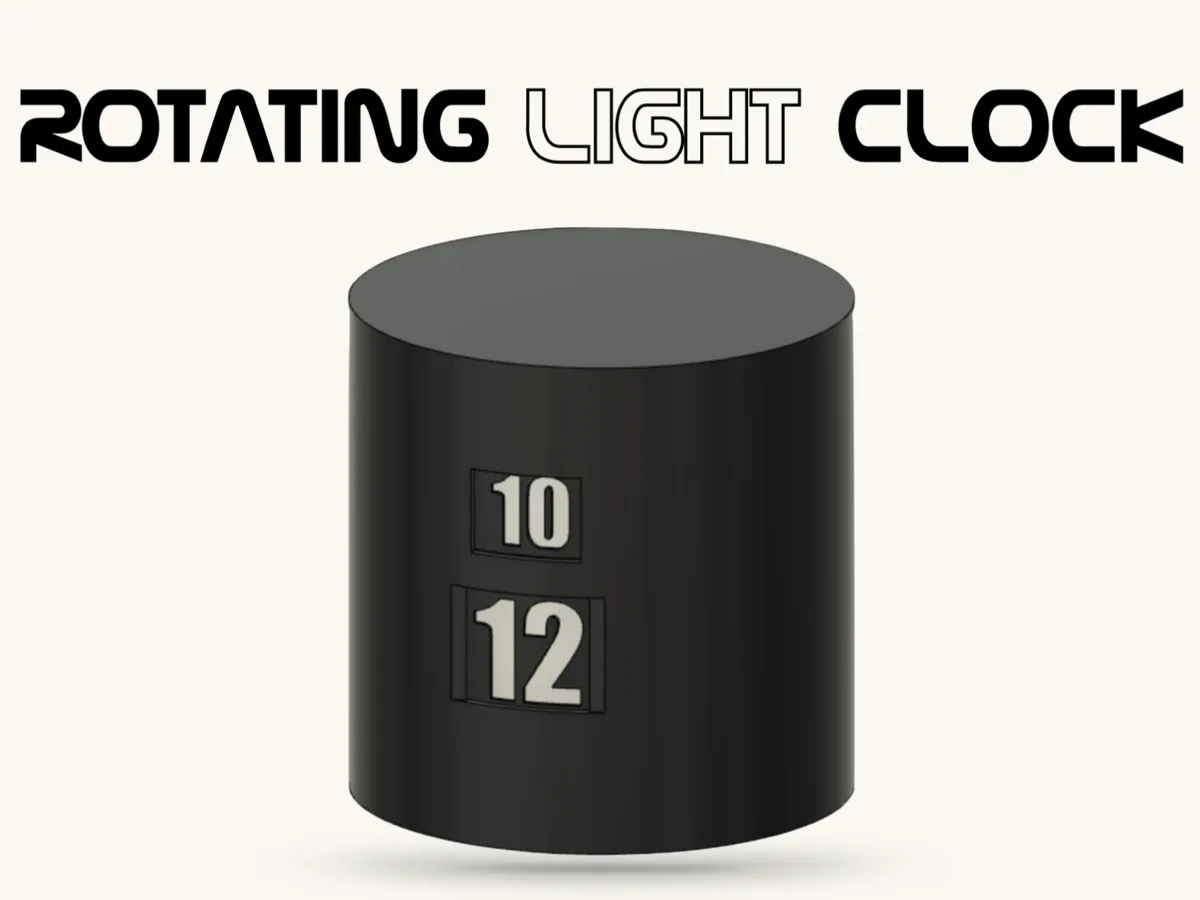 Rotating Light Clock - Modern & Minimal Clocks, in stock in India