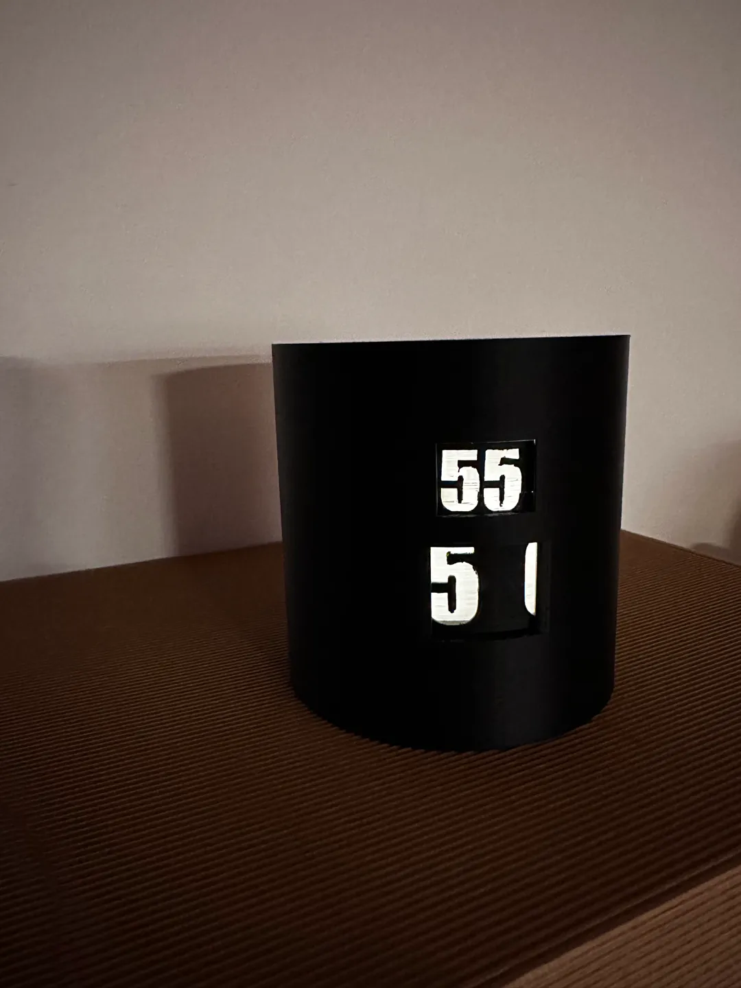Rotating Light Clock, photo 2 of 4 - Rotating Light Clock Home Decor Items