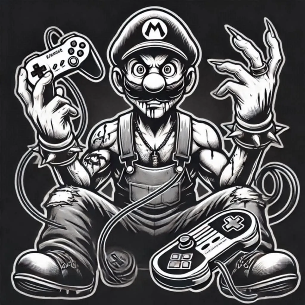 Mario Gaming, photo 3 of 4 - Mario Gaming Generative Art