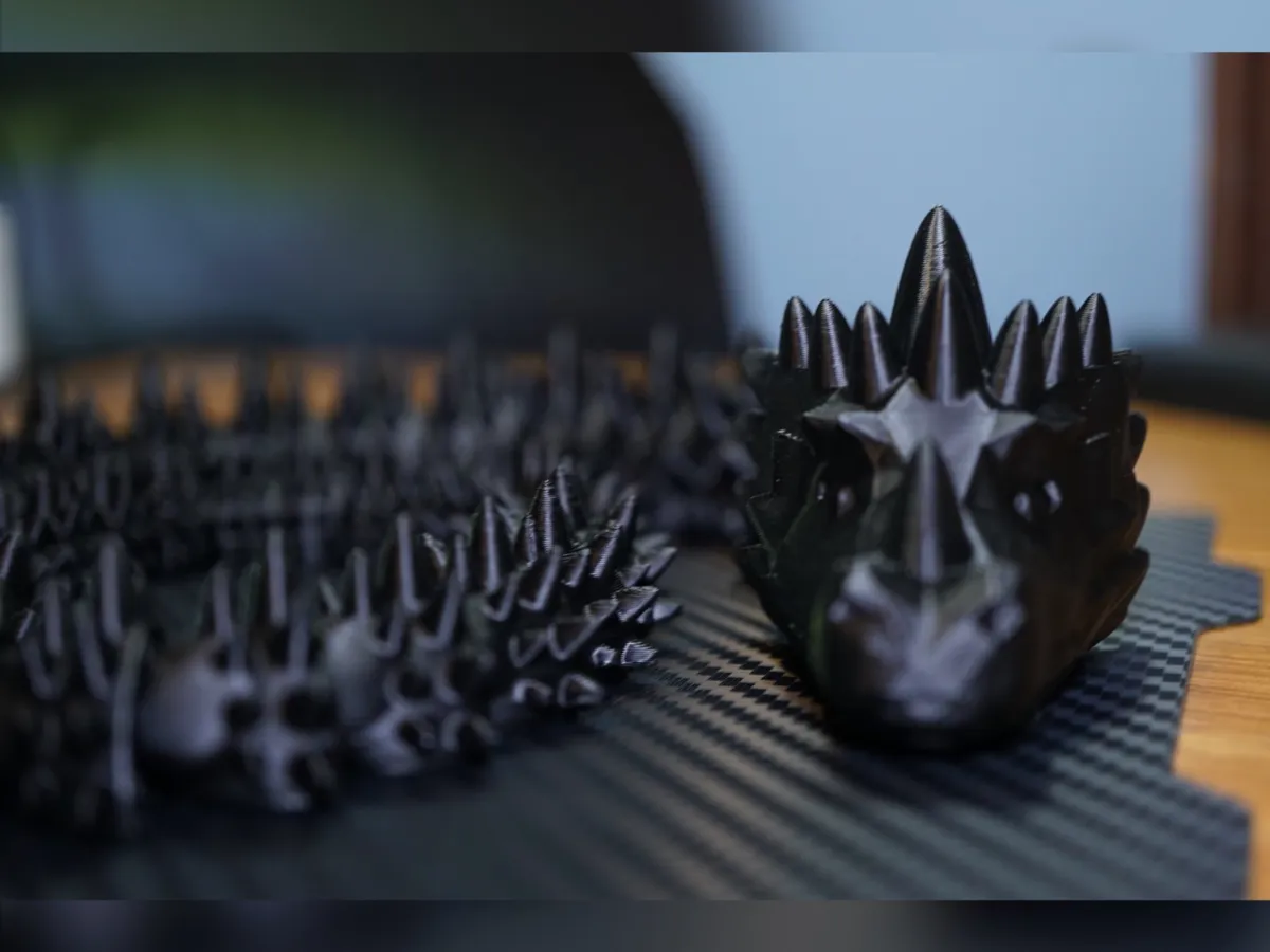 Articulated not so Spiky Dragon, photo 2 of 4 - Articulated not so Spiky Dragon Fidget & Sensory Toys