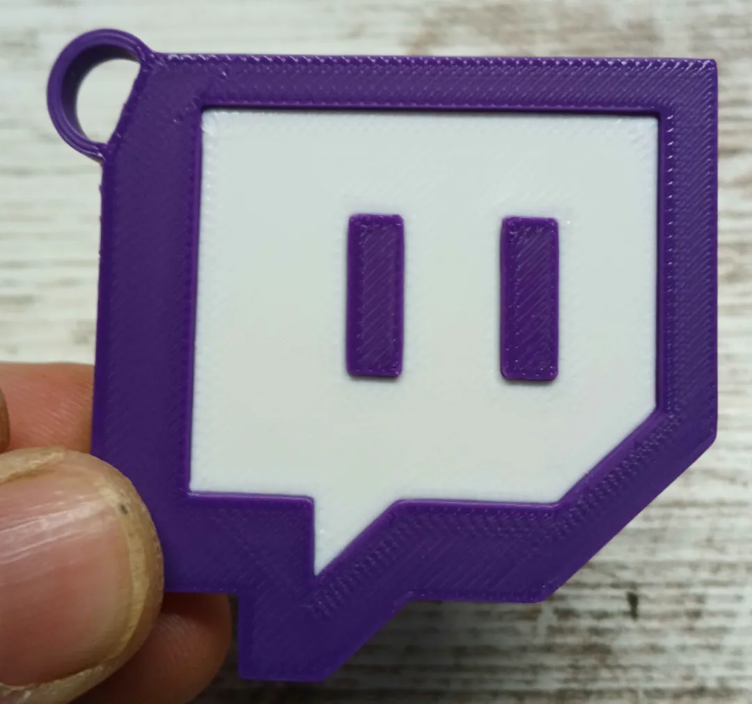 Twitch Streaming NFC Tag Key Chain Needed - Photo & Custom Keychains, in stock in India