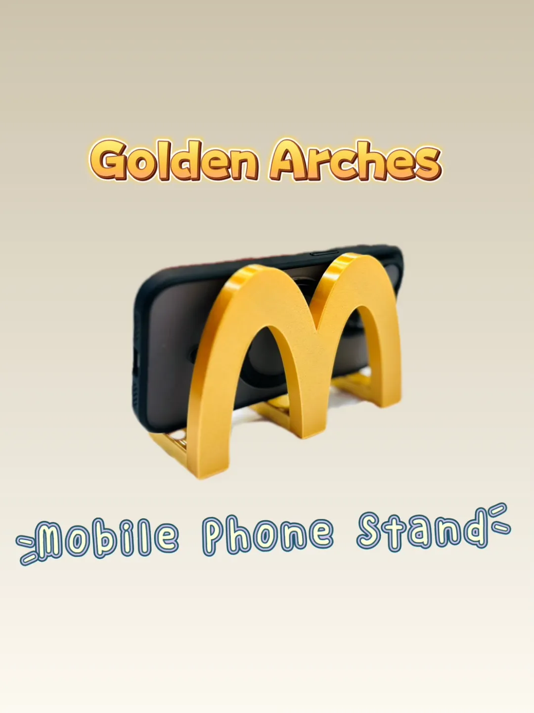 Golden Arches Phone Stand, photo 2 of 4 - Golden Arches Phone Stand Household