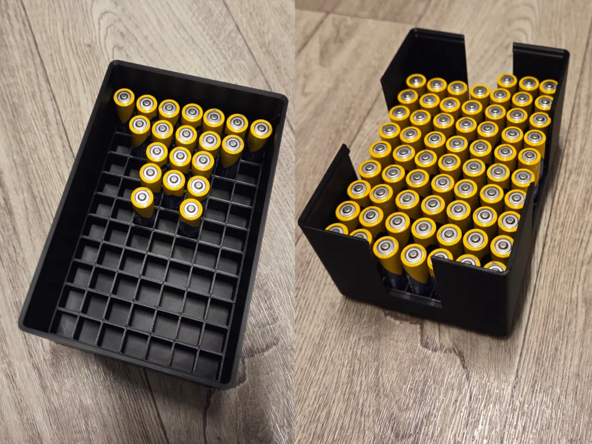 Gridfinity 3x2 Battery box AAA stackable