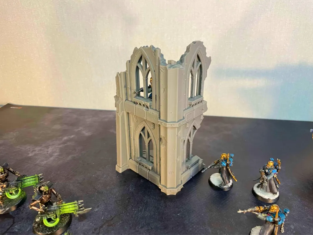 Wargame terrain Castograd Ruin Walls