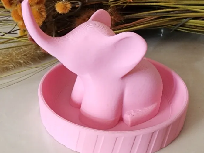 Cute Elephant Ring Holder Organizer Bathroom Wife