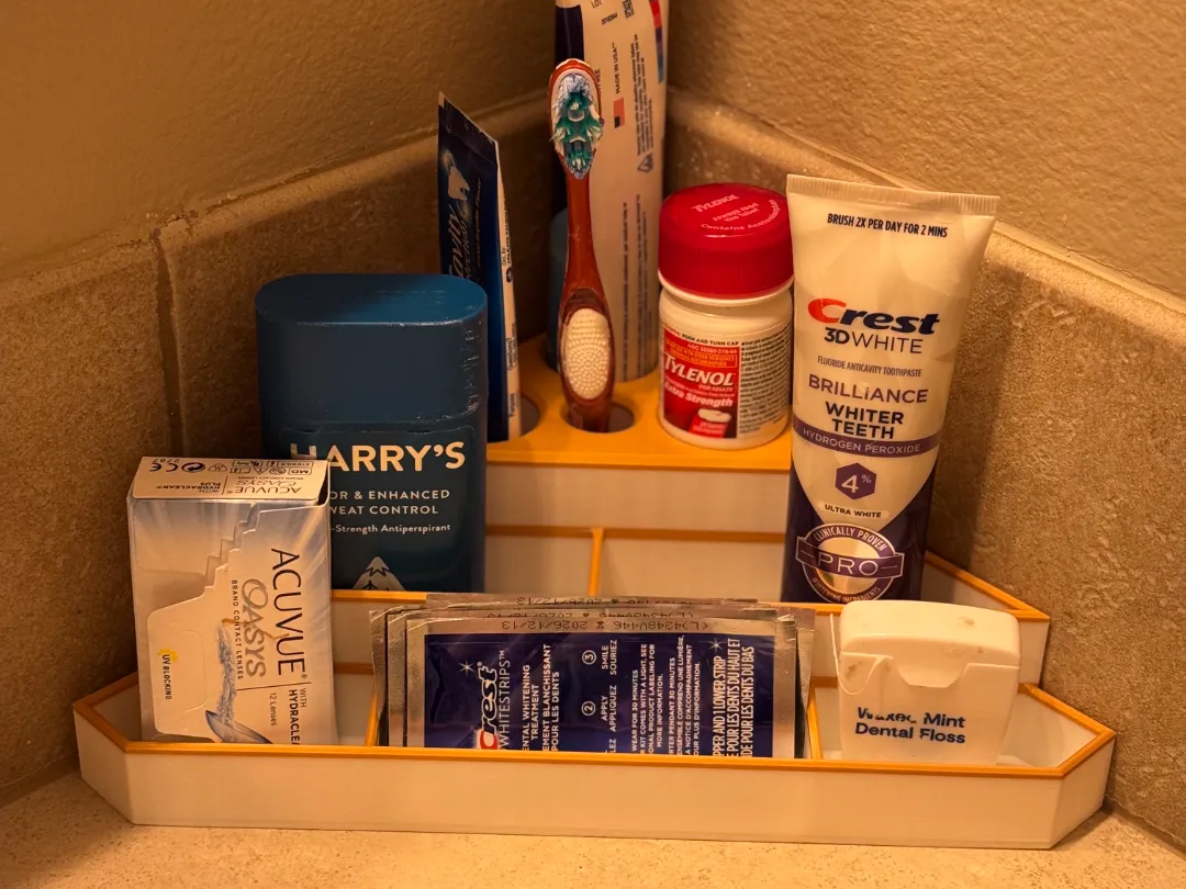 Bathroom Corner organizer