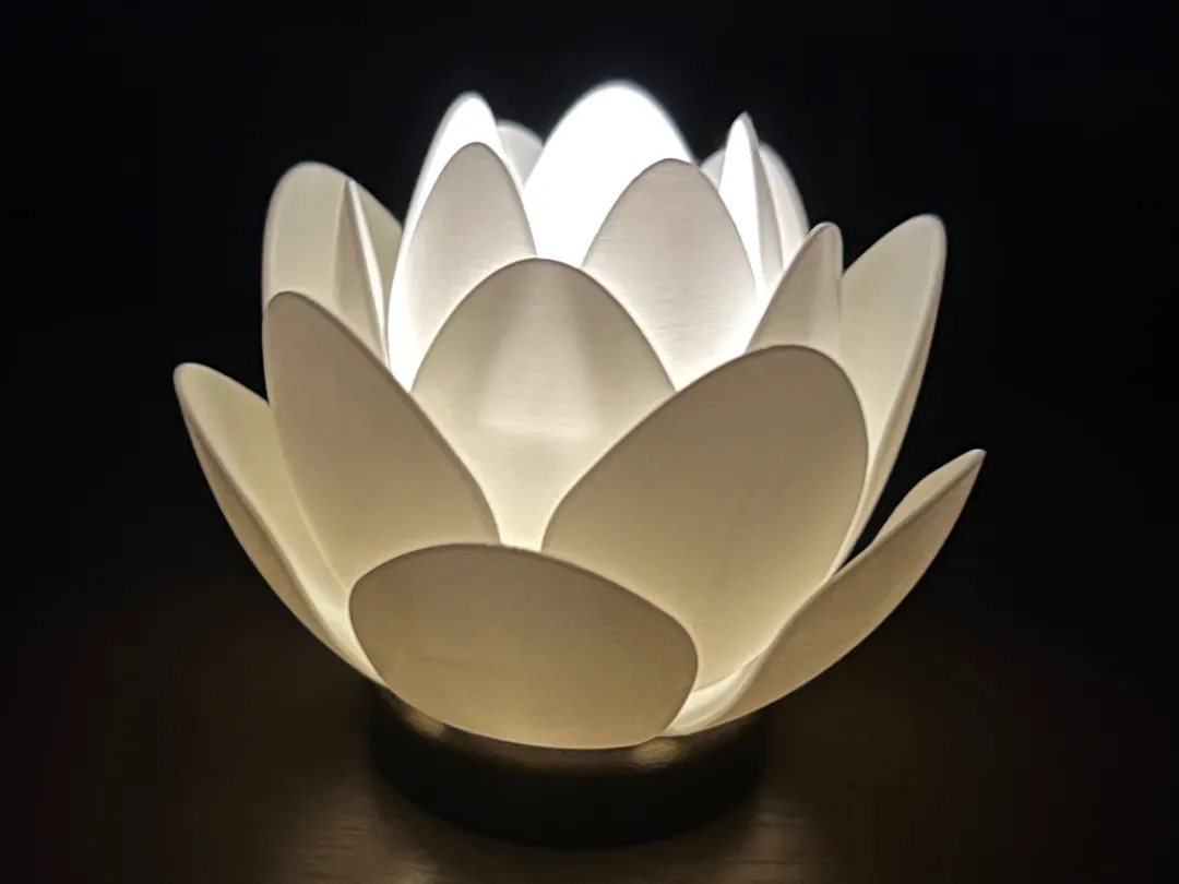 Lotus Flower Tea Light Lamp