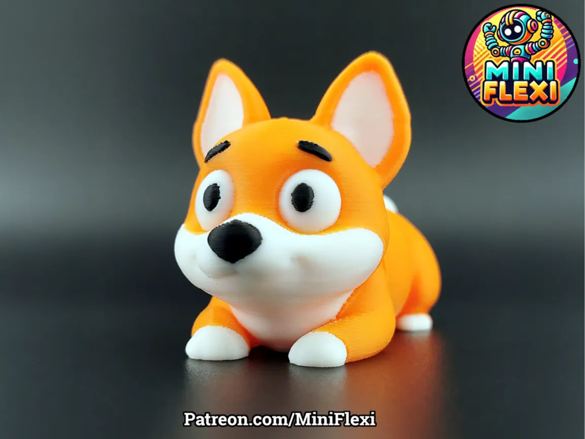 Mini Flexi Corgi - Articulated
