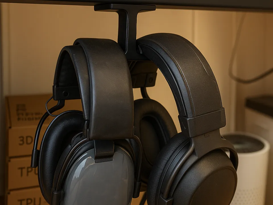 Under Desk Headphone Holder/Hook