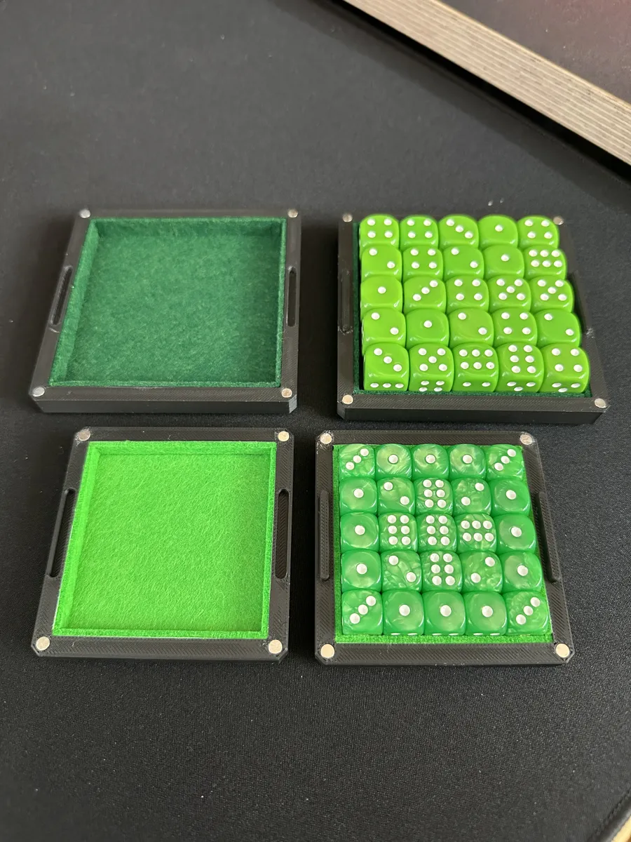 Simple Dice Box for 12mm & 16mm dices, photo 4 of 4 - Simple Dice Box for 12mm & 16mm dices Board Games & Tabletop