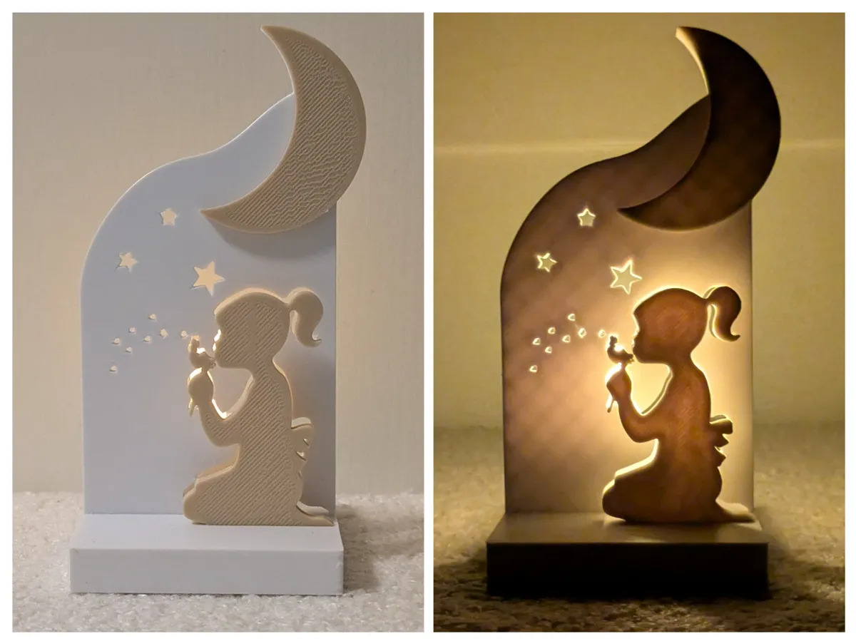 Dreamy Fairy Backlit Tealight-Holder
