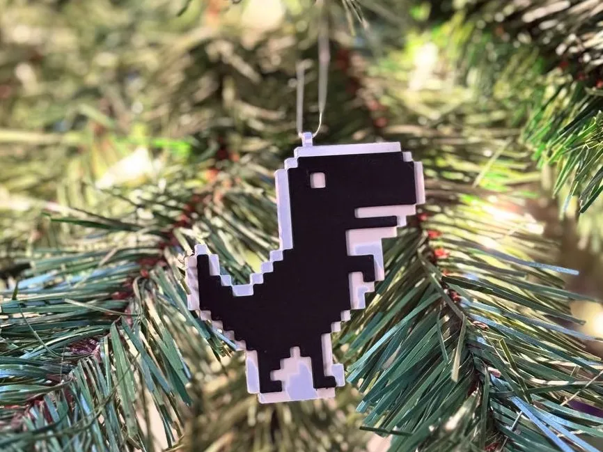 Offline T-Rex (Google Dinosaur Game) - Ornament