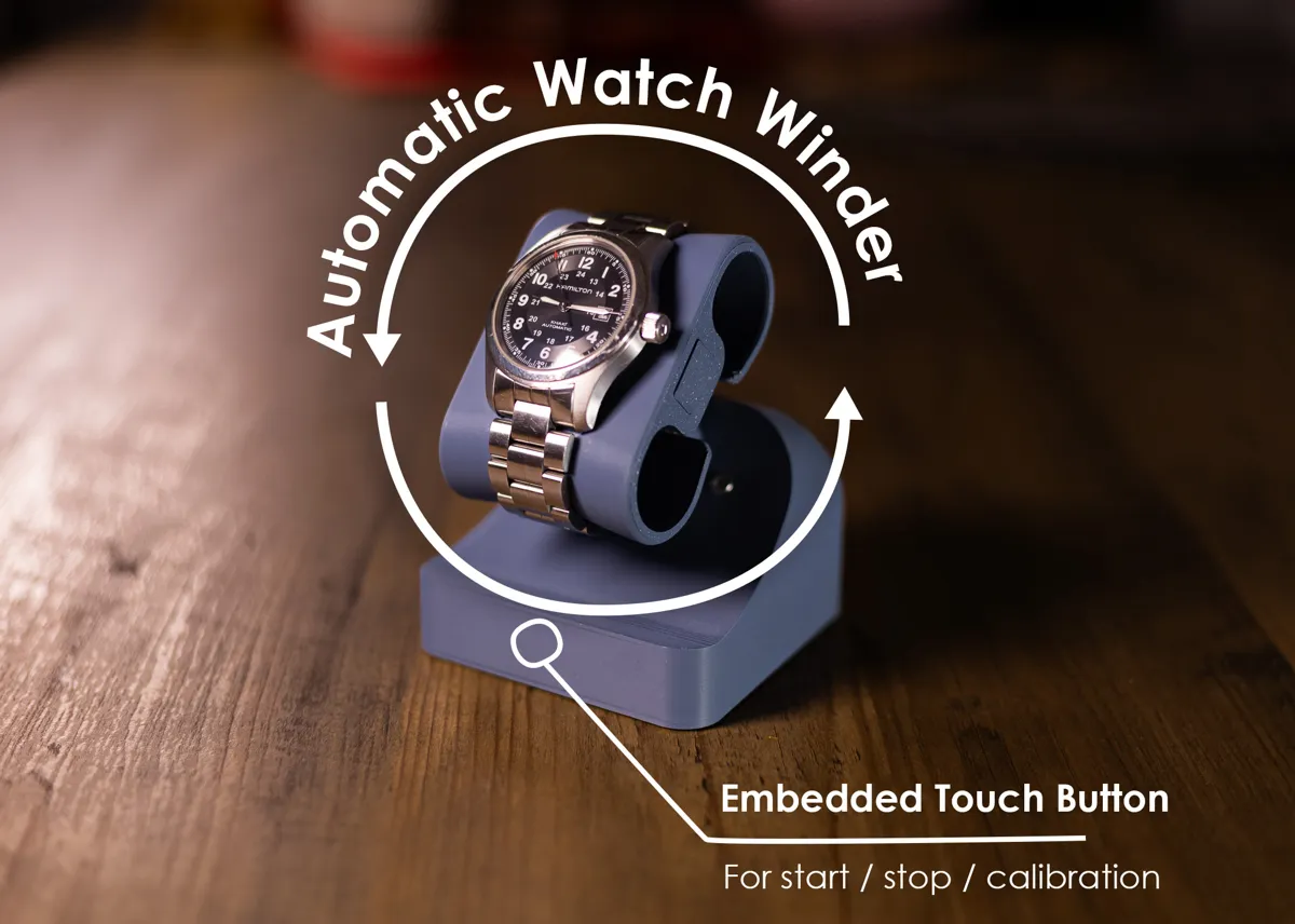 Touch-Controlled Automatic Watch Winder, photo 2 of 4 - Touch-Controlled Automatic Watch Winder Mobile & Device Accessories