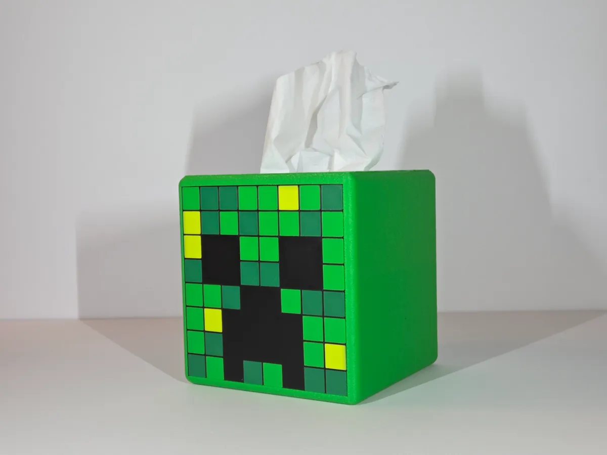 Minecraft Creeper Tissue box