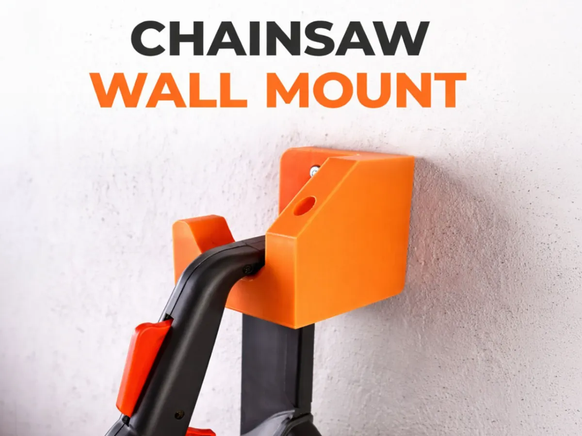 Chainsaw Wall Mount, Wall Holder for Chainsaw